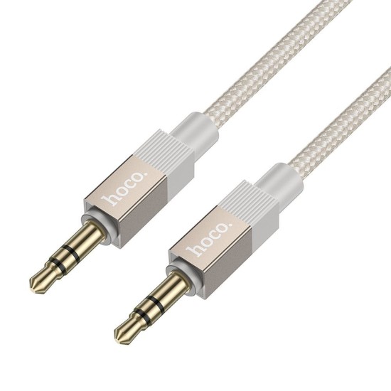 Hoco UPA32 3.5mm Male to 3.5mm Male Stereo Aux Audio cable (length: 1M) - Zelts - audio vads kabelis