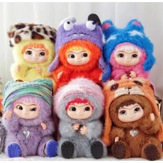 Letsvan Wakuku Trendy Party Series Blind Box Plush Doll 17cm - Plīša monstriņš / Piekarināms aksesuārs / Somas piekariņš