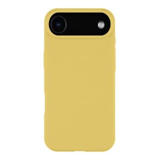Tactical MagForce Velvet Smoothie Back Case with MagSafe priekš Apple iPhone 17 Air - Dzeltens - silikona aizmugures apvalks / bampers-vāciņš
