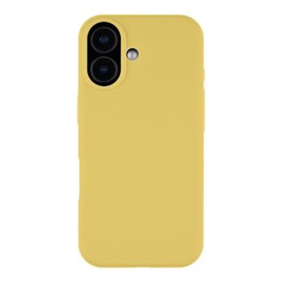 Tactical MagForce Velvet Smoothie Back Case with MagSafe priekš Apple iPhone 17 - Dzeltens - silikona aizmugures apvalks / bampers-vāciņš