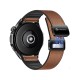 22mm Forcell F-design Magnetic Eco Leather Watchband Strap - Brūns - mākslīgās ādas siksniņas (jostas) priekš pulksteņiem