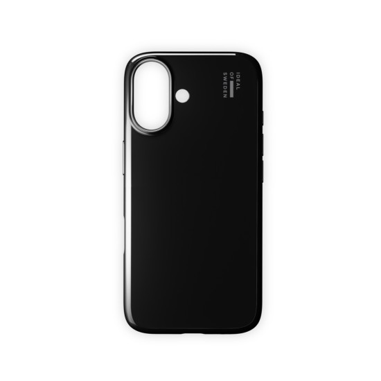 iDeal of Sweden Slim Back Case with MagSafe priekš Apple iPhone 17 - Glossy Black - silikona aizmugures apvalks / bampers-vāciņš