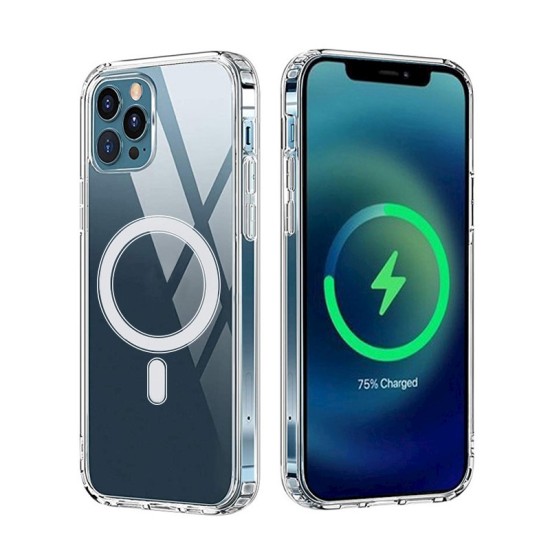 Anti Shock 1.5 mm MagSafe Back Case priekš Apple iPhone 17 Air - Caurspīdīgs - triecienizturīgs silikona aizmugures apvalks / bampers-vāciņš