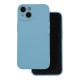 OEM Silicone Back Case (Microfiber Soft Touch) priekš Apple iPhone 17 - Gaiši Zils - matēts silikona aizmugures apvalks