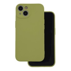OEM Silicone Back Case (Microfiber Soft Touch) priekš Apple iPhone 17 - Olīvu - matēts silikona aizmugures apvalks