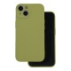 OEM Silicone Back Case (Microfiber Soft Touch) priekš Apple iPhone 17 - Olīvu - matēts silikona aizmugures apvalks