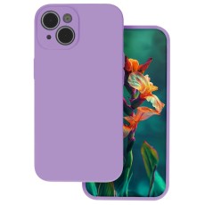OEM Silicone Back Case (Microfiber Soft Touch) priekš Apple iPhone 17 Air - Violets - matēts silikona aizmugures apvalks