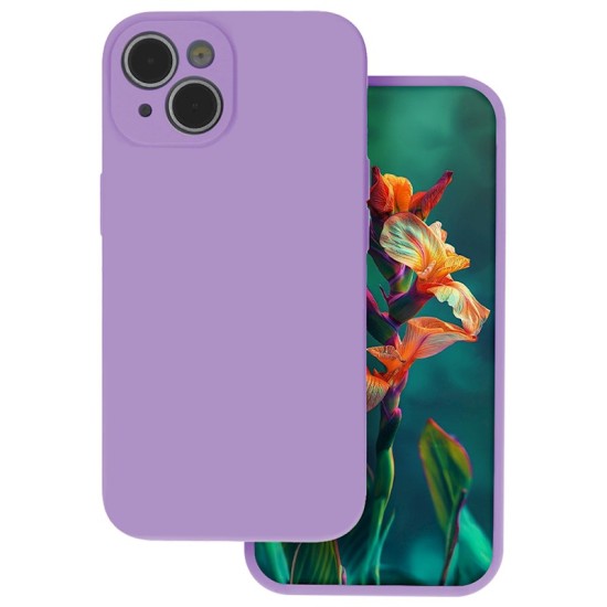 OEM Silicone Back Case (Microfiber Soft Touch) priekš Apple iPhone 17 Air - Violets - matēts silikona aizmugures apvalks