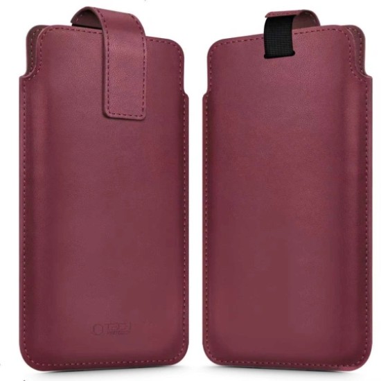 Tech-Protect SM65 Universal Phone Pouch Case 6.0 - 6.9-inch - Bordo - universāls maks futlāris kabatiņa