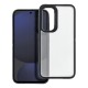 Neo Back Case priekš Samsung Galaxy A17 4G A175 / A17 5G A176 - Caurspīdīgs / Melns - silikona-plastikāta aizmugures apvalks / bampers-vāciņš