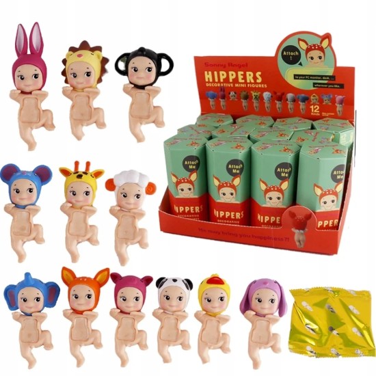 Sonny Angel Hippers (Animals Series) Blind Box Decorative Mini Figure (1 pcs.) - Pielīmējama dekoratīva viedierīču figūriņa