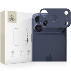 Tech-Protect Camalloy Fit+ camera protector priekš Apple iPhone 17 Pro - Tumši Zils - metālisks aizmugurējās kameras aizsargs