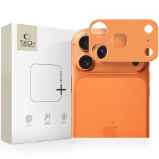 Tech-Protect Camalloy Fit+ camera protector priekš Apple iPhone 17 Pro Max - Oranžs - metālisks aizmugurējās kameras aizsargs