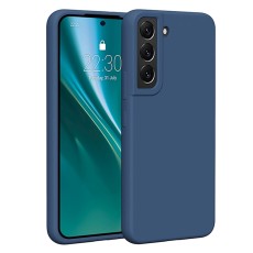 Etteri Silicone Back Case priekš Samsung Galaxy S22 5G S901 - Zils - silikona aizmugures apvalks / bampers-vāciņš