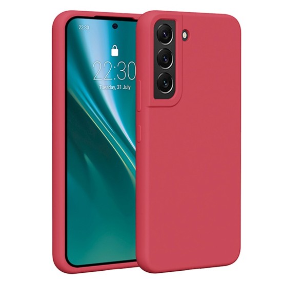 Etteri Silicone Back Case priekš Samsung Galaxy S22 5G S901 - Sārts - silikona aizmugures apvalks / bampers-vāciņš