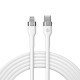 Forever 2M Flexible 20W Type-C to Lightning cable - Balts - Apple iPhone / iPad lādēšanas un datu kabelis / vads