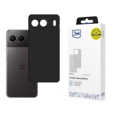 3MK Matt Case priekš OnePlus Nord 5 - Melns - matēts silikona aizmugures apvalks  / bampers-maciņš