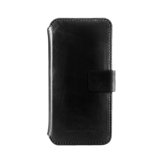 iDeal of Sweden STHML Wallet Case priekš Samsung Galaxy S21 G991 - Black - mākslīgās ādas sāniski atverams maciņš ar bamperu uz magnēta