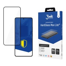 3MK HardGlass Max Lite Tempered Glass protector priekš Xiaomi 15T 5G / 15T Pro 5G - Melns - ekrāna aizsargstikls / bruņu stikls