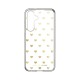 iDeal of Sweden Clear MagSafe Back Case priekš Samsung Galaxy S25 5G S931 / S24 5G S921 - Golden Hearts - silikona aizmugures apvalks / bampers-vāciņš