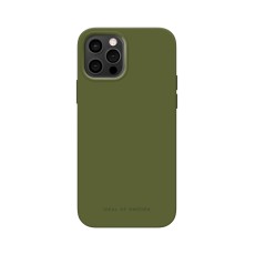 iDeal of Sweden Silicone MagSafe Back Case priekš Apple iPhone 12 / 12 Pro - Khaki - silikona aizmugures apvalks / bampers-vāciņš