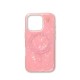 iDeal of Sweden Pearlised MagSafe Back Case priekš Apple iPhone 16 Pro Max - Pink - silikona-plastikāta aizmugures apvalks / bampers-vāciņš
