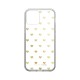 iDeal of Sweden Clear Back Case priekš Apple iPhone 12 / 12 Pro - Golden Hearts - silikona aizmugures apvalks / bampers-vāciņš