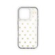 iDeal of Sweden Clear Back Case priekš Apple iPhone 16 Pro - Golden Hearts - silikona aizmugures apvalks / bampers-vāciņš