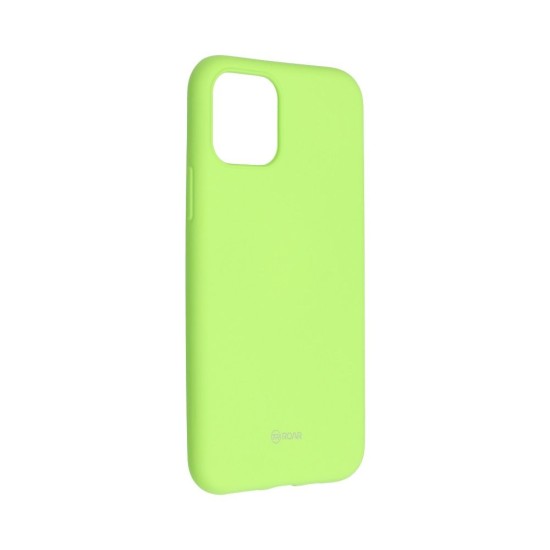 RoarKorea All Day Colorful Jelly Case priekš Apple iPhone 11 Pro - Gaiši Zaļš - matēts silikona apvalks / bampers-vāciņš
