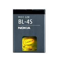 Nokia X3-02 3600S 7610 Supernova 3710 fold Li-on 860mAh BL-4S - Oriģināls - telefona akumulators, baterijas telefoniem (cell phone battery)