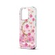 iDeal of Sweden Mirror Back Case with MagSafe priekš Apple iPhone 16 Pro Max - Rose Blush Floral - silikona-plastikāta aizmugures apvalks / bampers-vāciņš