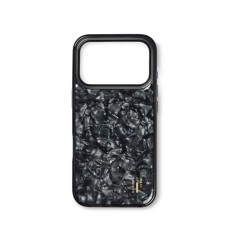 iDeal of Sweden Pearlised MagSafe Back Case priekš Apple iPhone 17 Pro - Black - silikona-plastikāta aizmugures apvalks / bampers-vāciņš