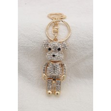 Bear Bag Keychain - Zelts - Piekarināms aksesuārs / Somas piekariņš