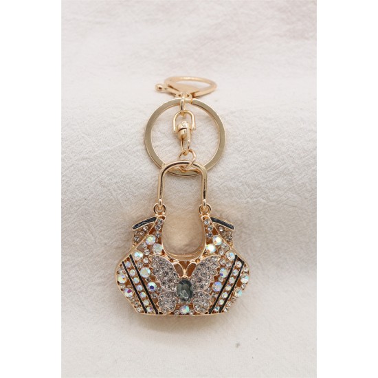 Bag Keychain - Balts - Piekarināms aksesuārs / Somas piekariņš