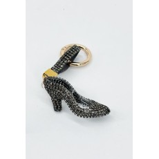 Shoe Bag Keychain - Melns - Piekarināms aksesuārs / Somas piekariņš