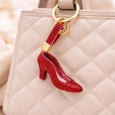 Shoe Bag Keychain - Sarkans - Piekarināms aksesuārs / Somas piekariņš