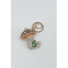 Mushroom Bag Keychain - Violets - Piekarināms aksesuārs / Somas piekariņš