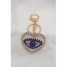 Amulet Bag Keychain - Balts / Zaļš - Piekarināms aksesuārs / Somas piekariņš