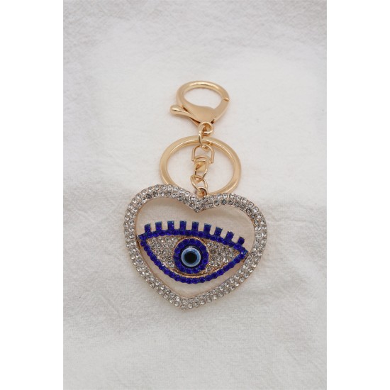 Amulet Bag Keychain - Balts / Zaļš - Piekarināms aksesuārs / Somas piekariņš