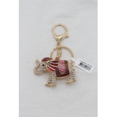 Elephant Bag Keychain - Sarkans - Piekarināms aksesuārs / Somas piekariņš