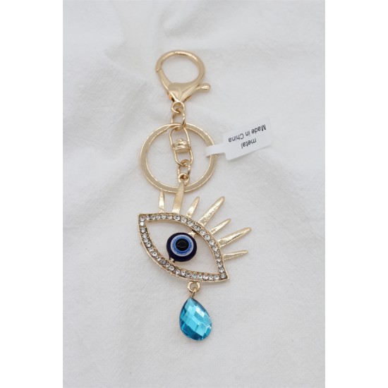 Amulet Bag Keychain - Zils - Piekarināms aksesuārs / Somas piekariņš