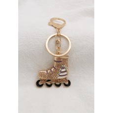 Roller Skates Bag Keychain - Brūns - Piekarināms aksesuārs / Somas piekariņš