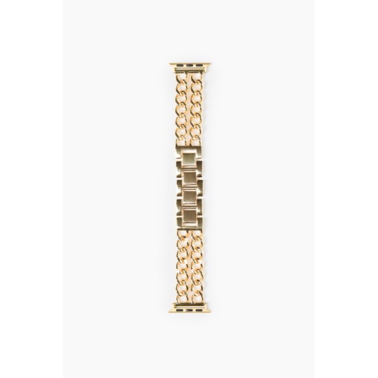 iDeal of Sweden Chain Watch Band priekš Apple Watch 38 / 40 / 41 mm / Series 10 / 11 (42mm) - Gold - siksniņa (josta) priekš pulksteņiem