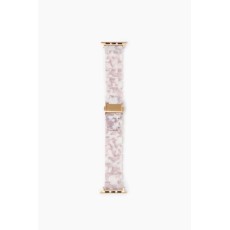 iDeal of Sweden Resnin Watch Band priekš Apple Watch 42 / 44 / 45 / 46mm / Ultra 49 mm - Pink Pearl - siksniņa (josta) priekš pulksteņiem