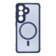 Full Matte MagSafe Back Case priekš Samsung Galaxy S26 5G - Zils - matēts silikona-plastikāta aizmugures apvalks / bampers-vāciņš