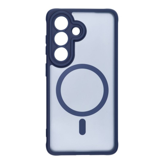 Full Matte MagSafe Back Case priekš Samsung Galaxy S26 Plus 5G - Zils - matēts silikona-plastikāta aizmugures apvalks / bampers-vāciņš