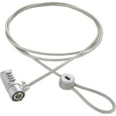 4World Drošības kodu trose slēdzis portatīvajam datoram 1.8m (Kensington lock)