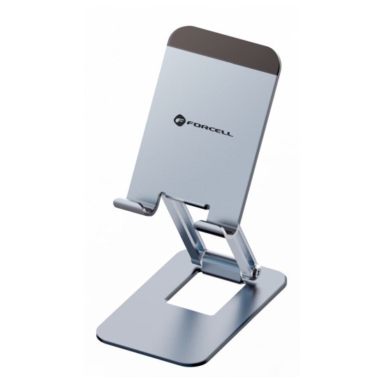 Forcell Foldable Phone and Tablet Holder Stand - Universāls galda stends / turētājs telefonam un planšetdatoram