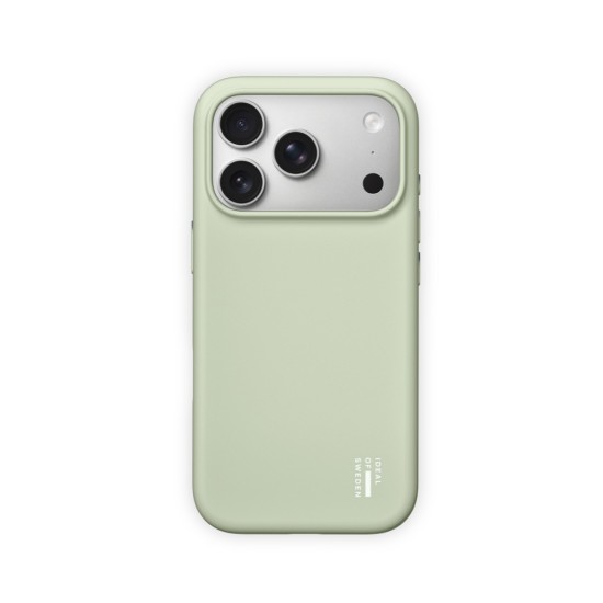iDeal of Sweden Silicone MagSafe Back Case priekš Apple iPhone 17 Pro Max - Sage Green - silikona aizmugures apvalks / bampers-vāciņš