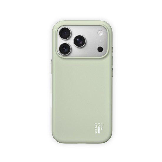 iDeal of Sweden Silicone MagSafe Back Case priekš Apple iPhone 17 Pro - Sage Green - silikona aizmugures apvalks / bampers-vāciņš